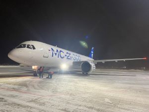 Самолет МС-21−300 пройдет в Якутии испытания в условиях низких отрицательных температур наружного воздуха
